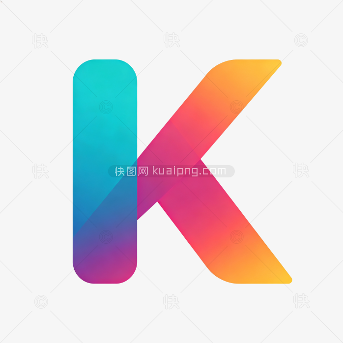 快图网原创创意字母K