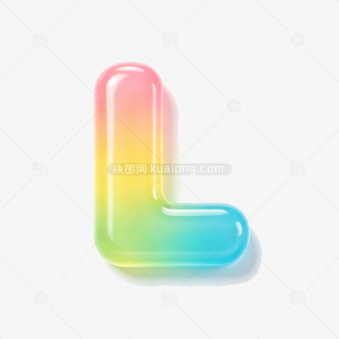 快图网原创卡通字母L