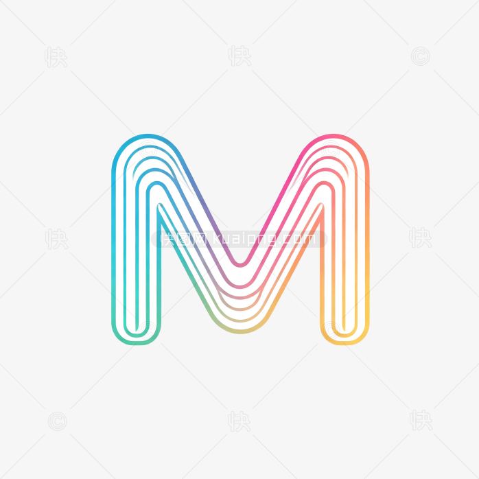 原创创意字母M字体