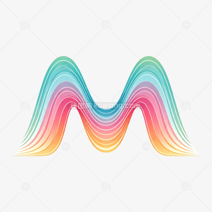原创创意字母M字体