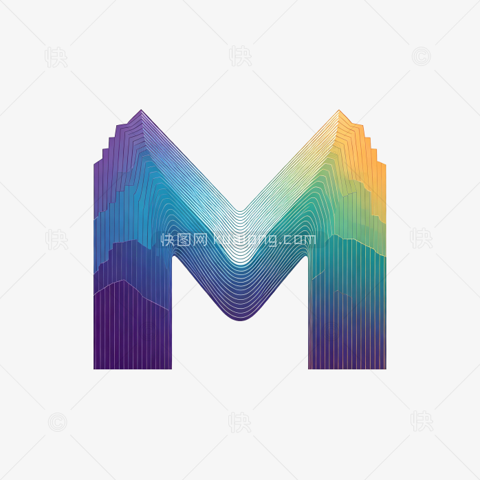 原创创意字母M字体