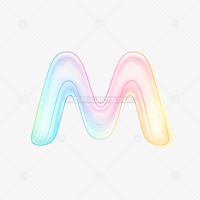 原创创意字母M字体
