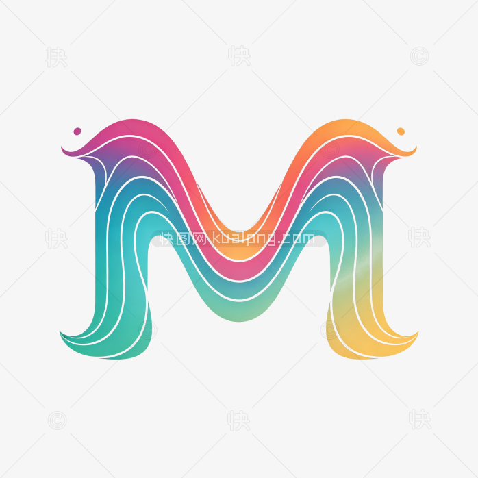 原创创意字母M字体
