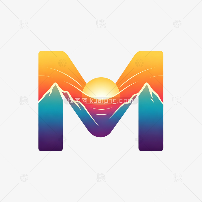 原创创意字母M字体