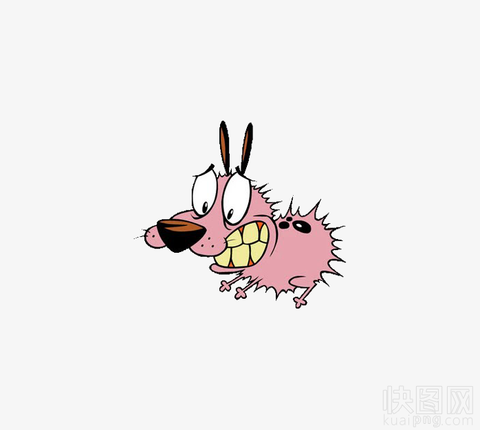 惊吓的欢乐狗