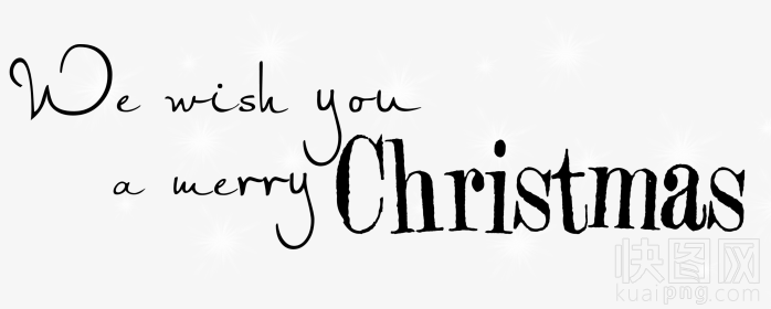字体 merry christmas Advance Christmas